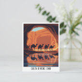 Guelta d'Archei Tsjaad Reizen Briefkaart (Staand voorkant)