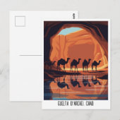 Guelta d'Archei Tsjaad Reizen Briefkaart (Voorkant / Achterkant)