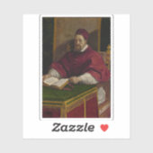 Guercino - Paus Gregorius XV Sticker (Vel)