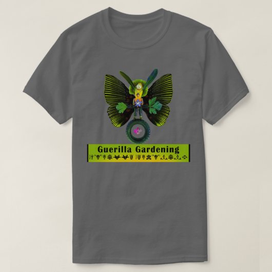 Guerilla Gardening T-shirt (Design voorkant)