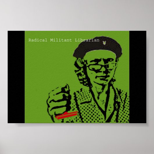 Guerilla Librarian Poster (Voorkant)