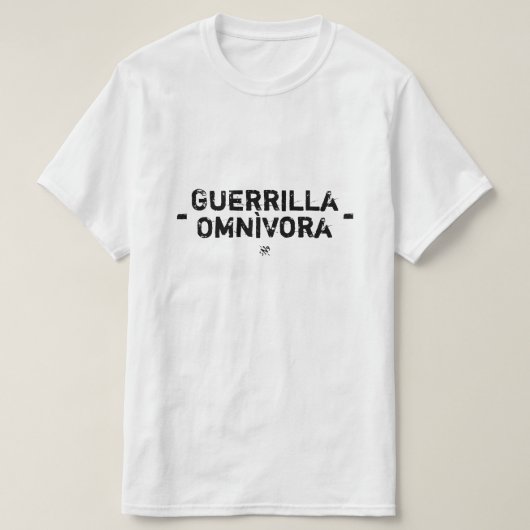 Guerilla Omnìvora T-shirt (Design voorkant)