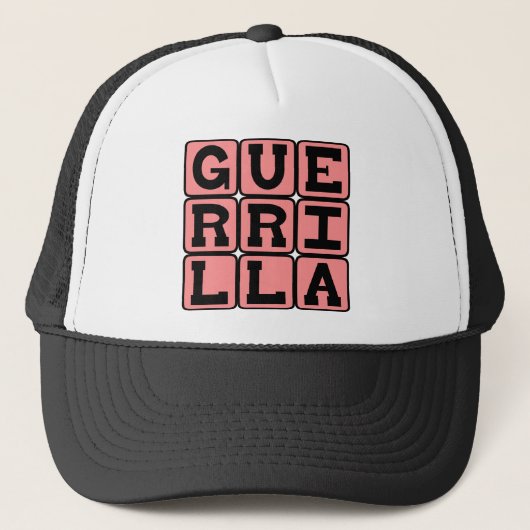 Guerilla, Stijl van Oorlogvoering Trucker Pet (Voorkant)