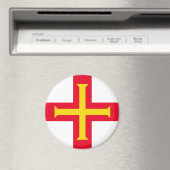 Guernesey Flag Magneet (Insitu (Vaatwasser))