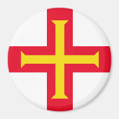 Guernesey Flag Magneet (Voorkant)