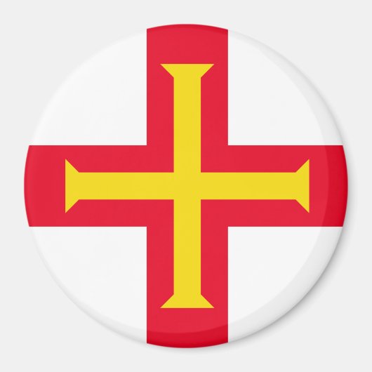 Guernesey Flag Magneet (Voorkant)