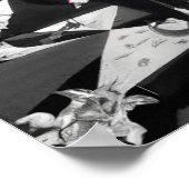 Guernica behalve dat er een clown is poster (Hoek)