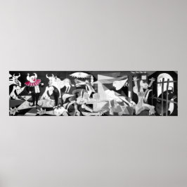 Guernica behalve dat er een clown is poster