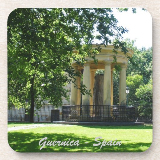 Guernica - Spanje Cork Onderzetter (Voorkant)