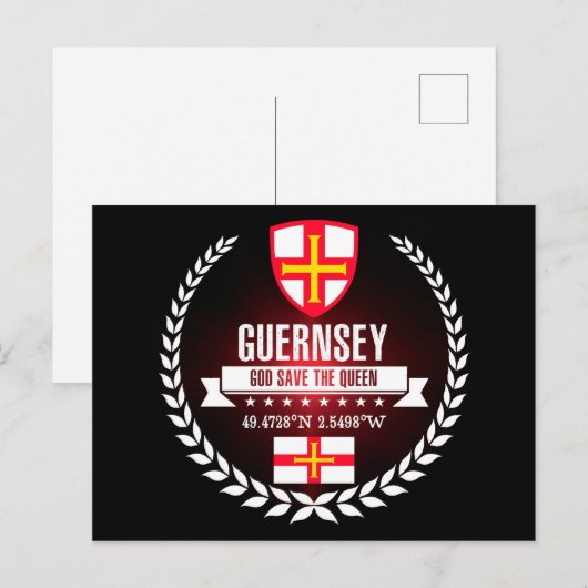 Guernsey Briefkaart (Voorkant / Achterkant)