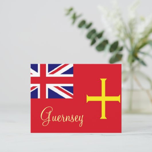 Guernsey briefkaart (Staand voorkant)