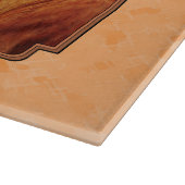 Guernsey Calf en Moeder Koe Peach Snijplank (Hoek)