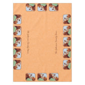 Guernsey Calf en Moeder Koe Peach Tafelkleed (Voorkant)