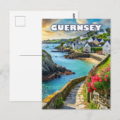 Guernsey, een toevluchtsoord voor natuurliefhebber briefkaart (Voorkant / Achterkant)
