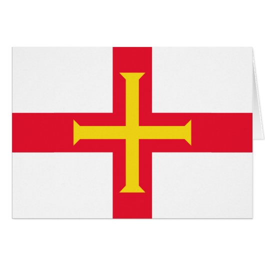 Guernsey Flag (Voorkant Horizontaal)