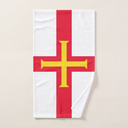 Guernsey Flag Bad Handdoek (Handdoek)