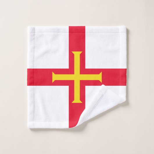 Guernsey Flag Bad Handdoek (Wasdoekje)