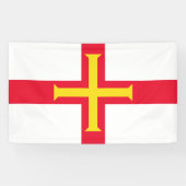 Guernsey flag Banner (Horizontaal)