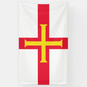 Guernsey flag Banner (Verticaal)