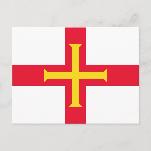 Guernsey Flag Briefkaart (Voorkant)