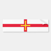 Guernsey Flag Bumpersticker (Voorkant)