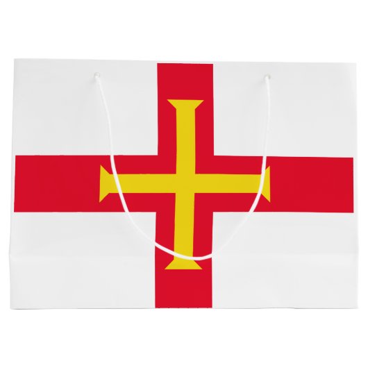 Guernsey Flag Groot Cadeauzakje (Achterkant)
