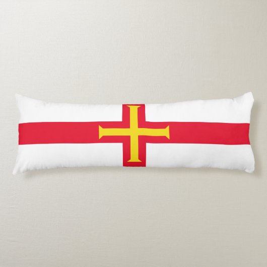 Guernsey Flag Lichaamskussen (Voorkant)