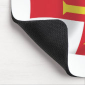 Guernsey Flag Mousepad Muismat (Hoek)