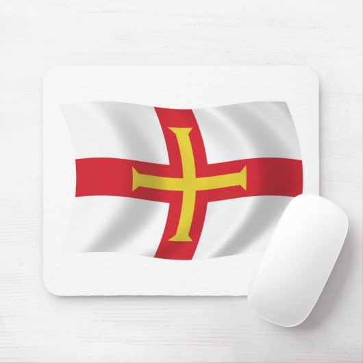 Guernsey Flag Mousepad Muismat (Met muis)
