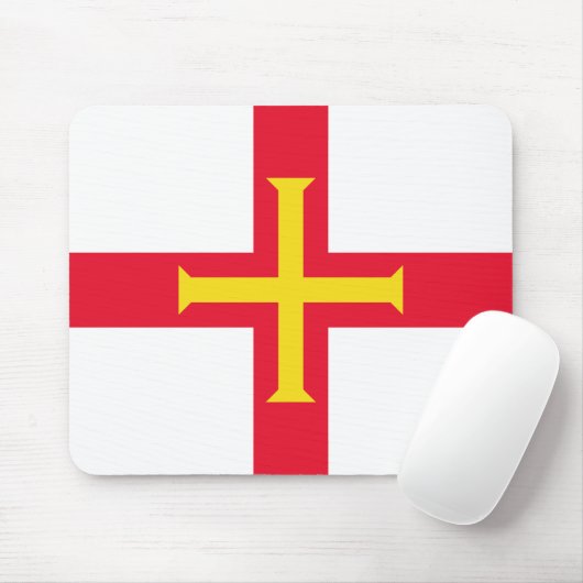 Guernsey Flag Muismat (Met muis)