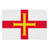 Guernsey Flag Perfect Poster (Voorkant)