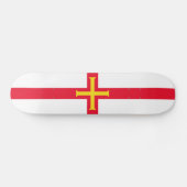Guernsey Flag Persoonlijk Skateboard (Horizontaal)