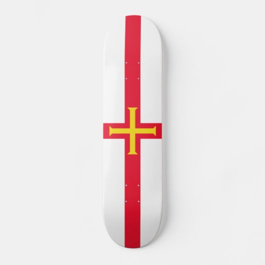 Guernsey Flag Persoonlijk Skateboard (Voorkant)