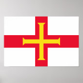 Guernsey Flag Poster (Voorkant)