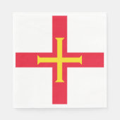 Guernsey Flag Servet (Voorkant)