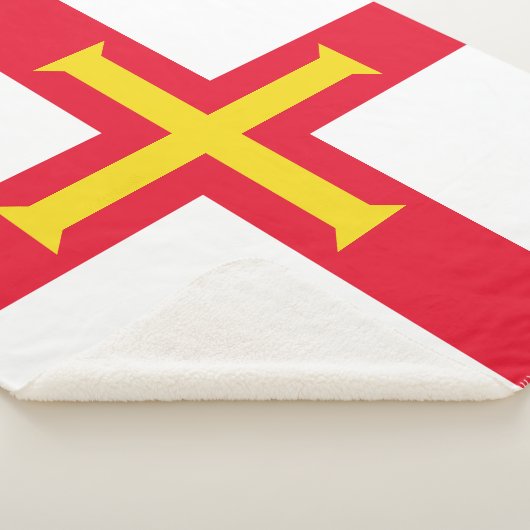 Guernsey Flag Sherpa Deken (3/4)