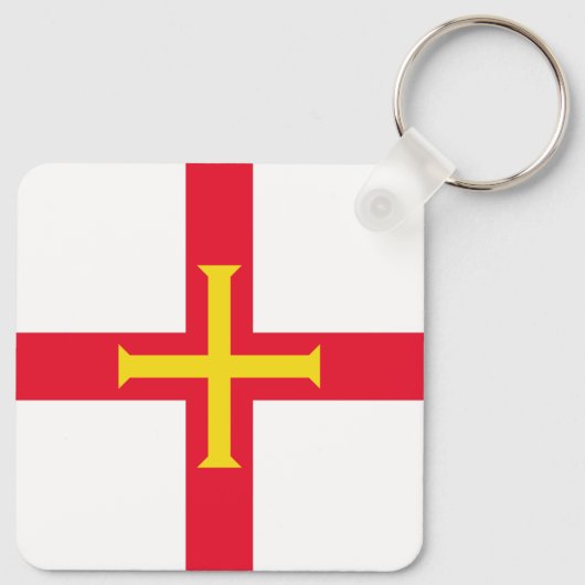Guernsey Flag Sleutelhanger (Achterkant)