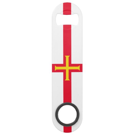 Guernsey Flag Speed Flessenopener (Achterkant)