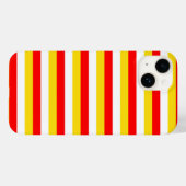 Guernsey flag stripes red yellow white pattern Nor Case-Mate iPhone Case (Achterkant (horizontaal))