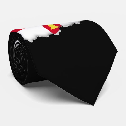 Guernsey Flag Stropdas (Opgerold)