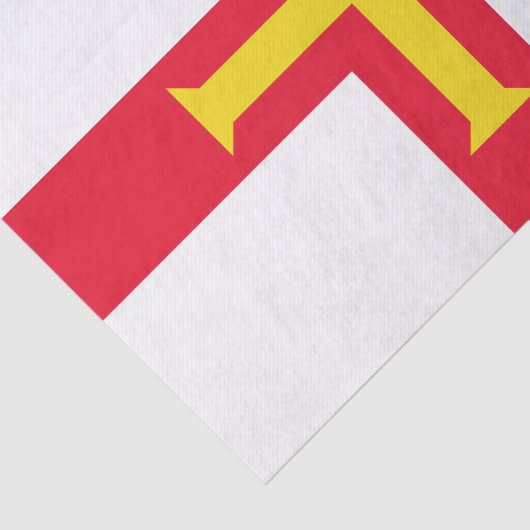 Guernsey Flag Tissuepapier (Detail)