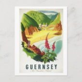  Guernsey Het Briefkaart van het Sunshine Island (Voorkant)