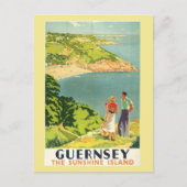  Guernsey Het Briefkaart van het Sunshine Island (Voorkant)