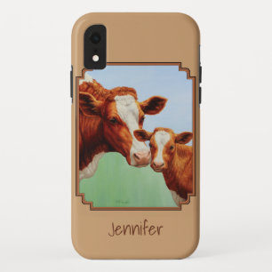 Guernsey Kalf en Moeder Koe Case-Mate iPhone Case