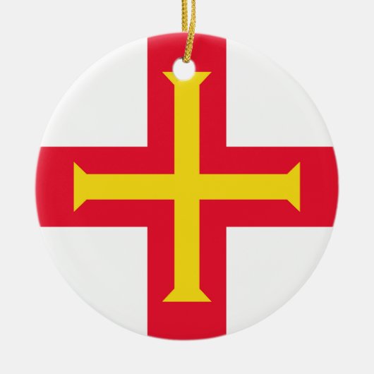 Guernsey Keramisch Ornament (Voorkant)