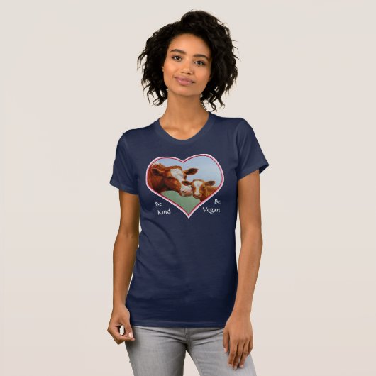 Guernsey Koe en Calf Vegan T-shirt (Voorkant volledig)