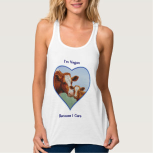 Guernsey Koe en Calf Vegan Tanktop