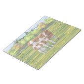 Guernsey Koe en Cute Calf in Summer Pasture Notitieblok (Schuin)