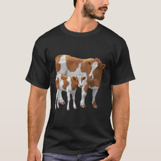 Guernsey Koe en Schattig Kalf T-shirt