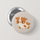 Guernsey-koe Ronde Button 5,7 Cm (Voorkant /achterkant)